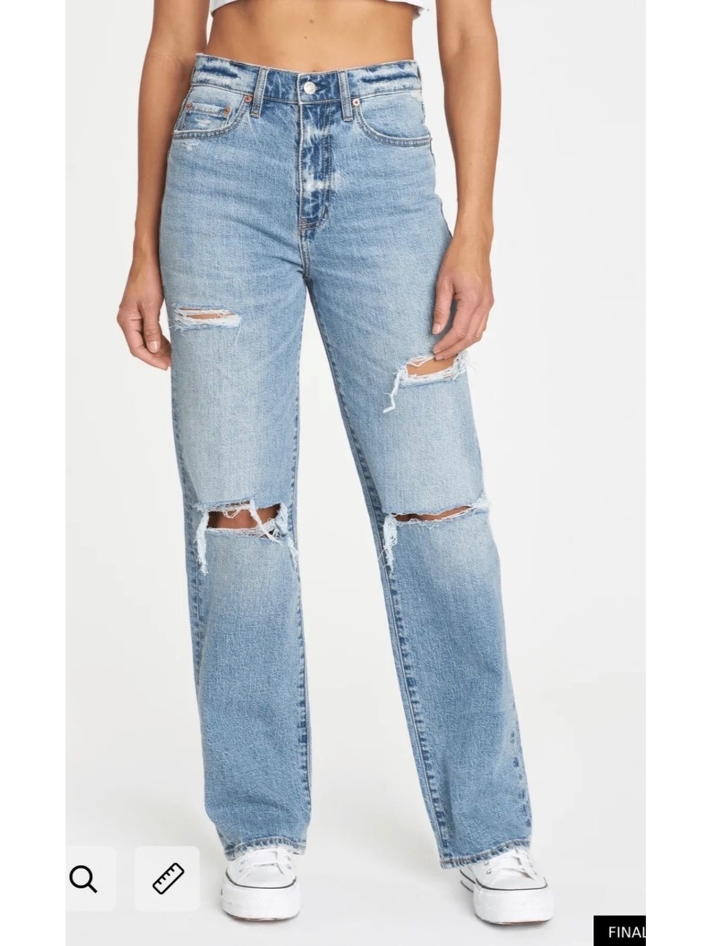 Daze High Rise Dad Jeans Straight Leg Women’s Size 29